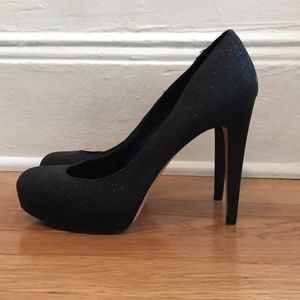 Vince Camuto Black Sparkle Pumps